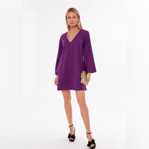 Pomander Place Tuckernuck Audrey Purple Cocktail Dress - Picture 1 of 9